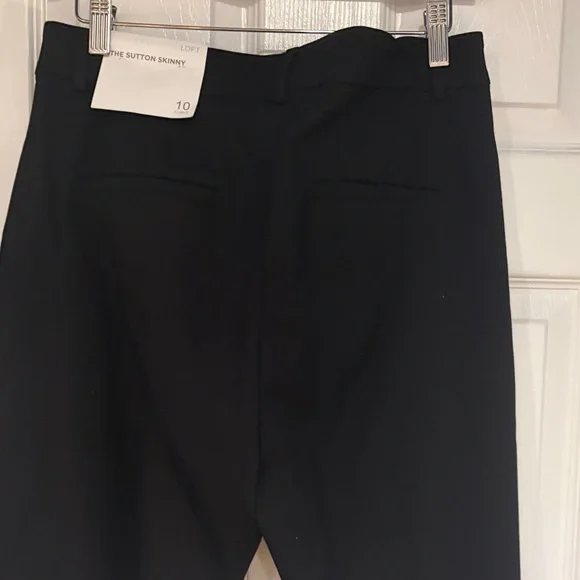 LOFT Black Skinny Trousers NWT - Picture 4 of 7